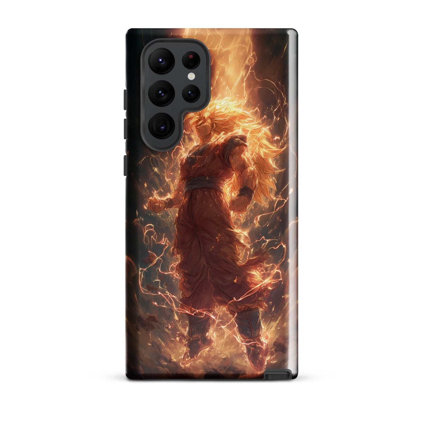 Super Saiyan 3 Goku, Dragon Ball Z Anime Fan Art Tough case for Samsung® - Chromavolt