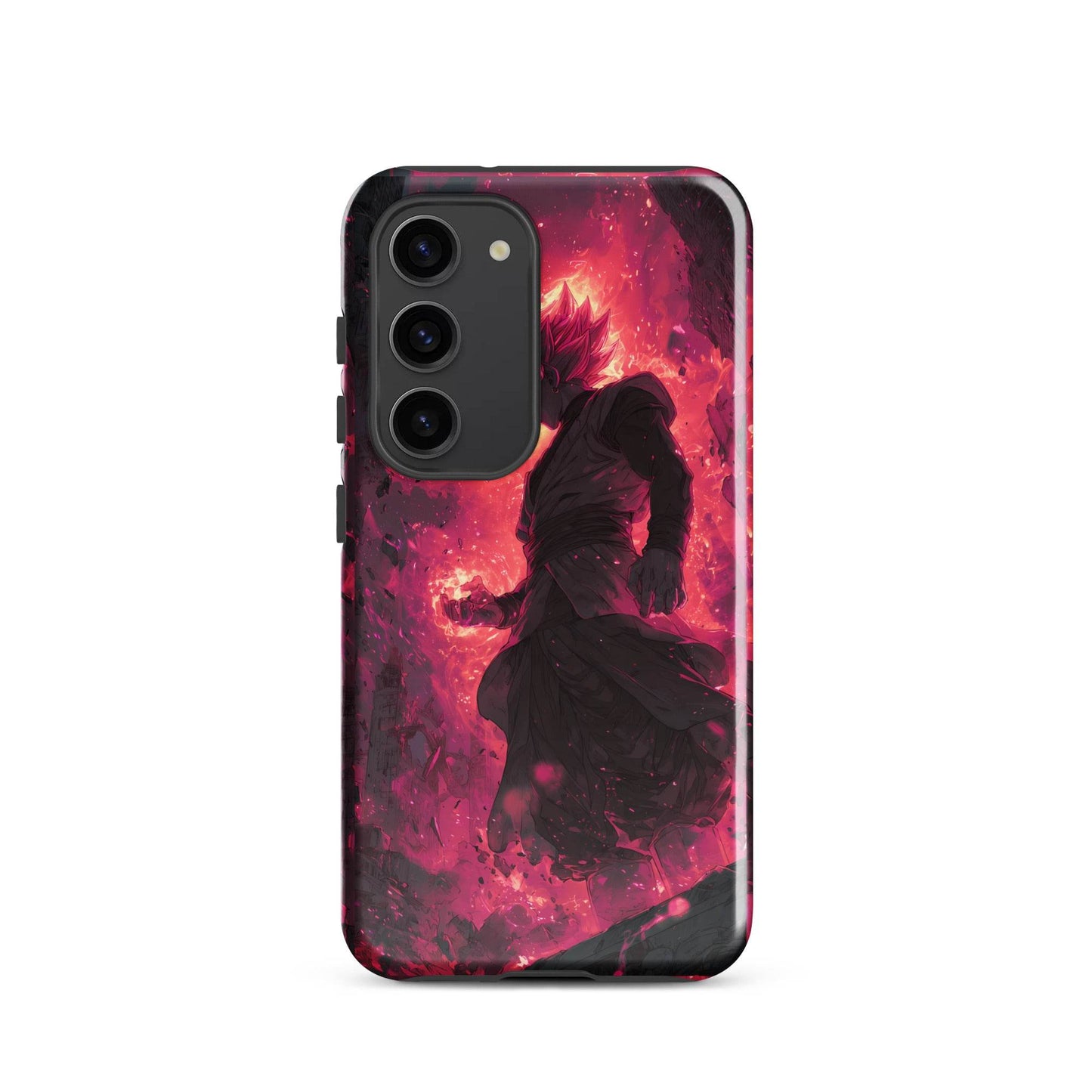 Zamasu Goku Black, Pink Rose Super Saiyan Dragon Ball Tough case for Samsung® - Chromavolt
