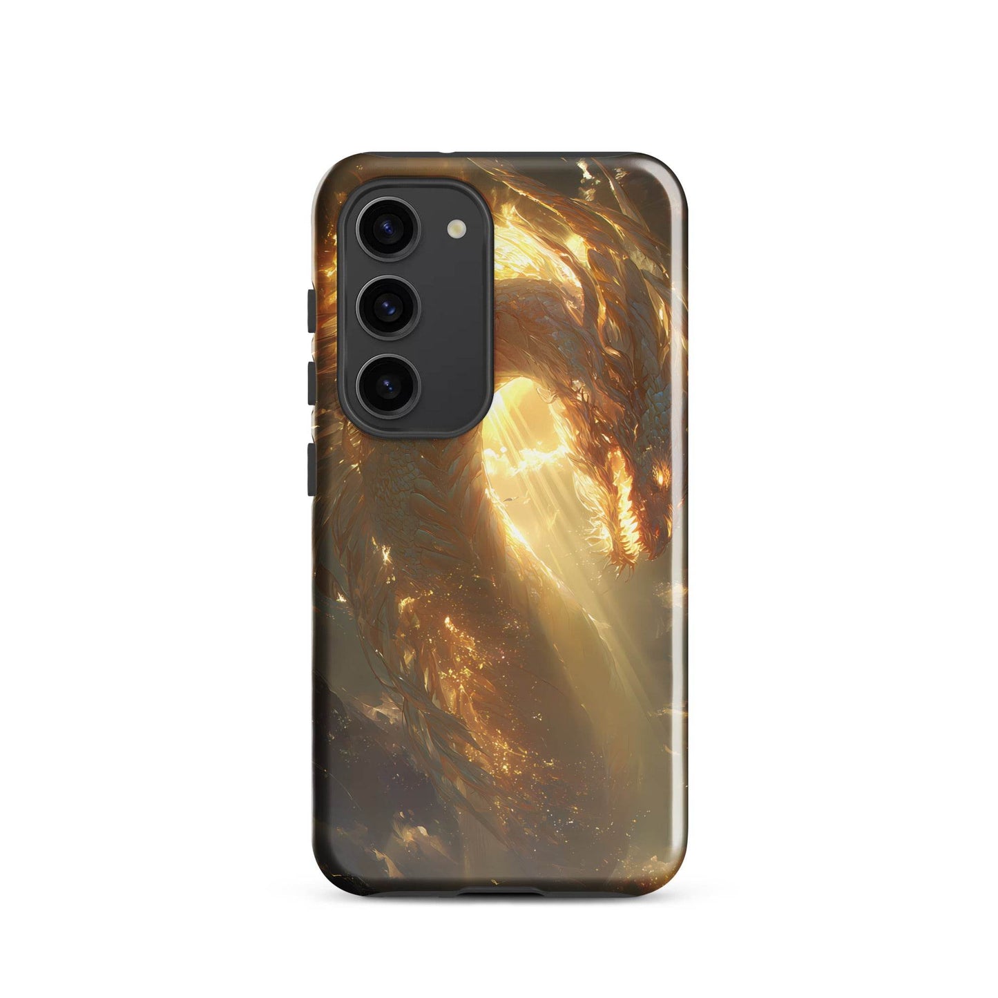 Light Dragon: The Celestial Flame Tough case for Samsung® - Chromavolt
