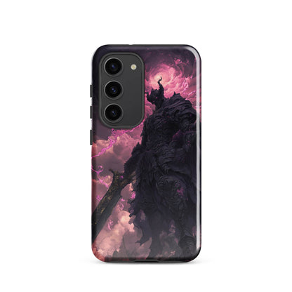 Dark Elemental Knight, Original Anime Art Tough case for Samsung® - Chromavolt