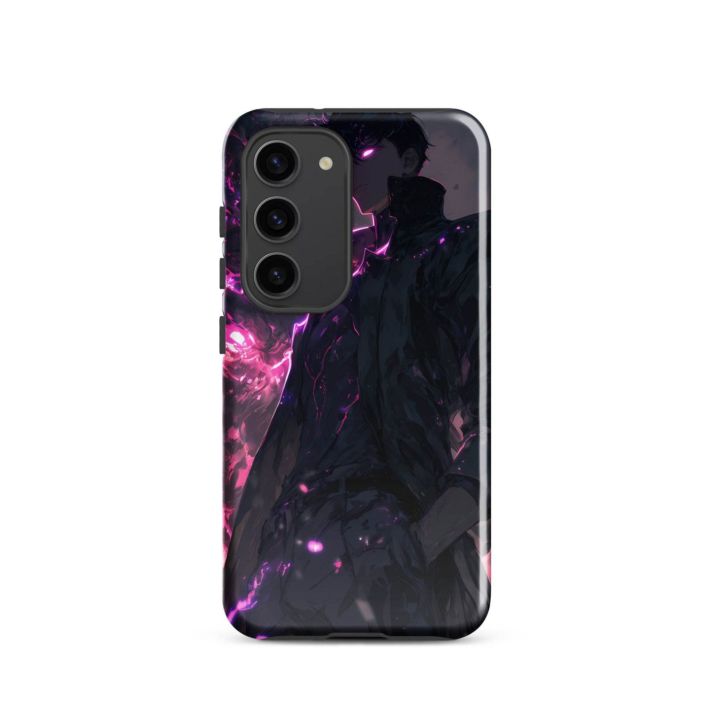 Solo Leveling Sung Jinwoo Shadow Monarch Anime Fan Art Tough case for Samsung® - Chromavolt