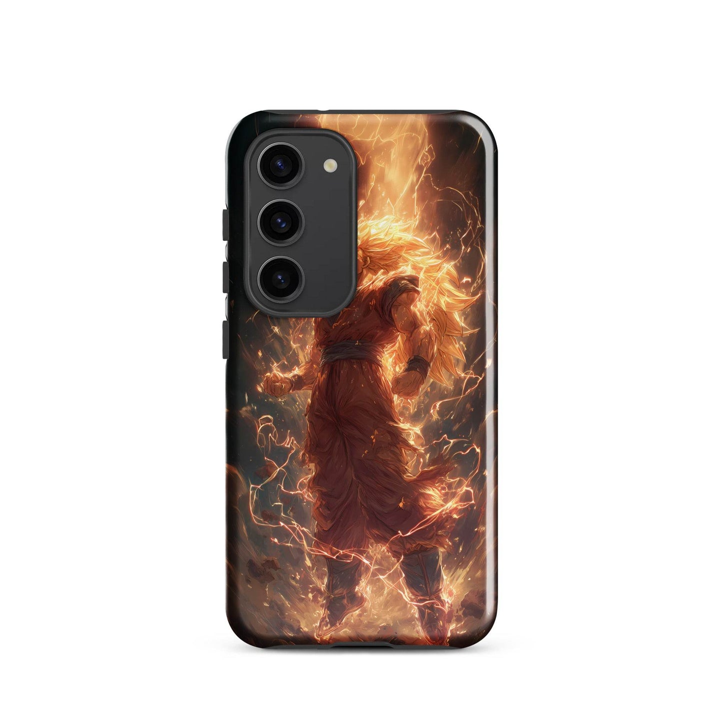 Super Saiyan 3 Goku, Dragon Ball Z Anime Fan Art Tough case for Samsung® - Chromavolt