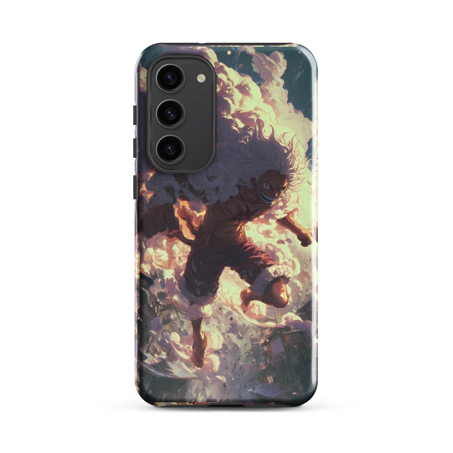 Monkey D Luffy Gear 5 Sun God Nika, One Piece Tough case for Samsung® - Chromavolt