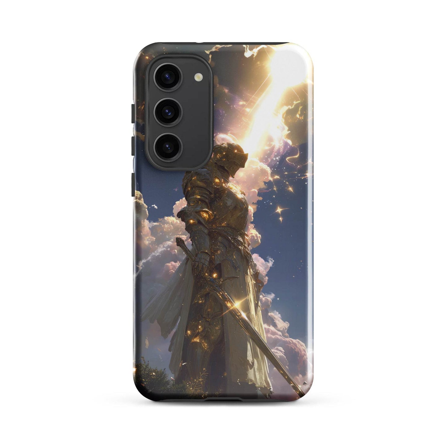 Light Elemental Knight, Original Anime Art Tough case for Samsung® - Chromavolt