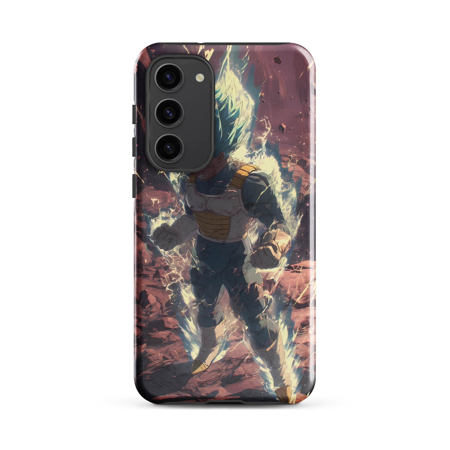 Super Saiyan Blue Vegeta, Dragon Ball Super Anime Fan Art Tough case for Samsung® - Chromavolt