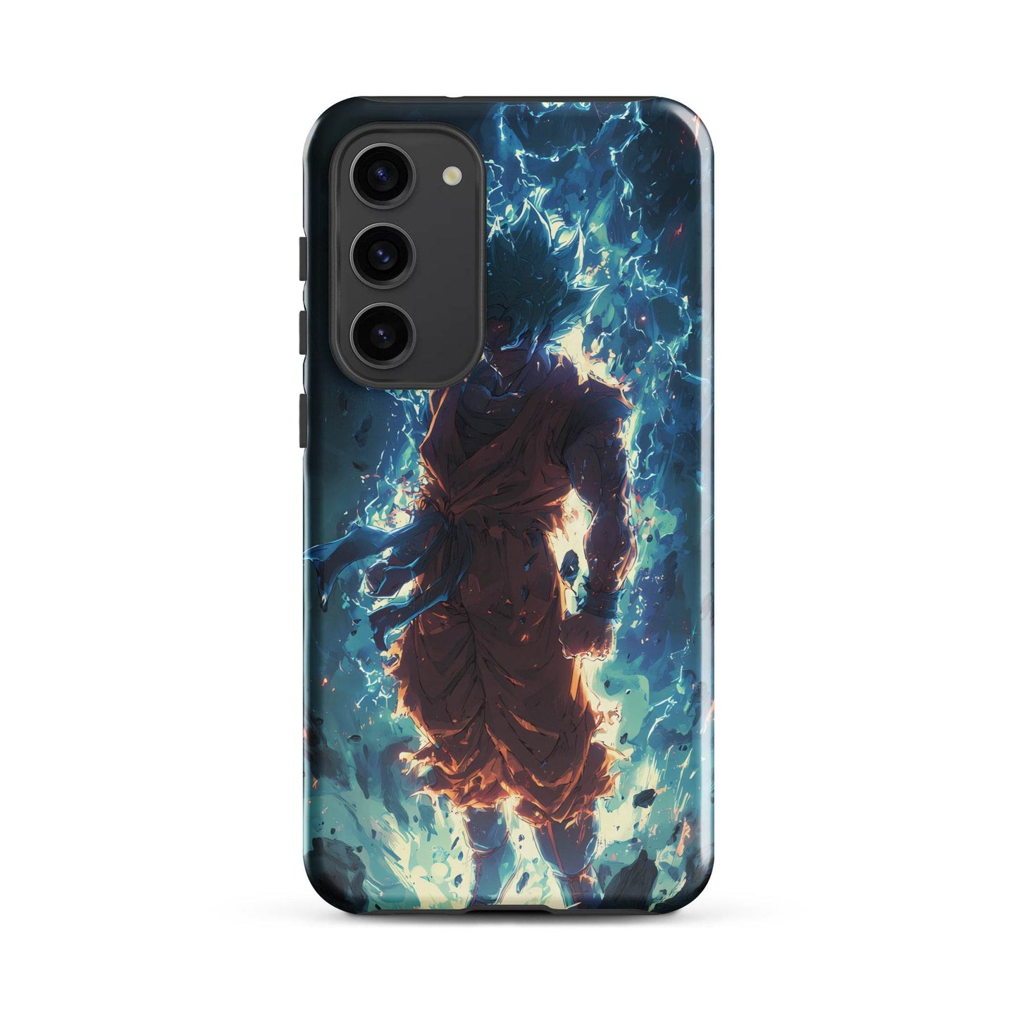 Super Saiyan Blue Goku, Dragon Ball Super Anime Fan Art Tough case for Samsung® - Chromavolt