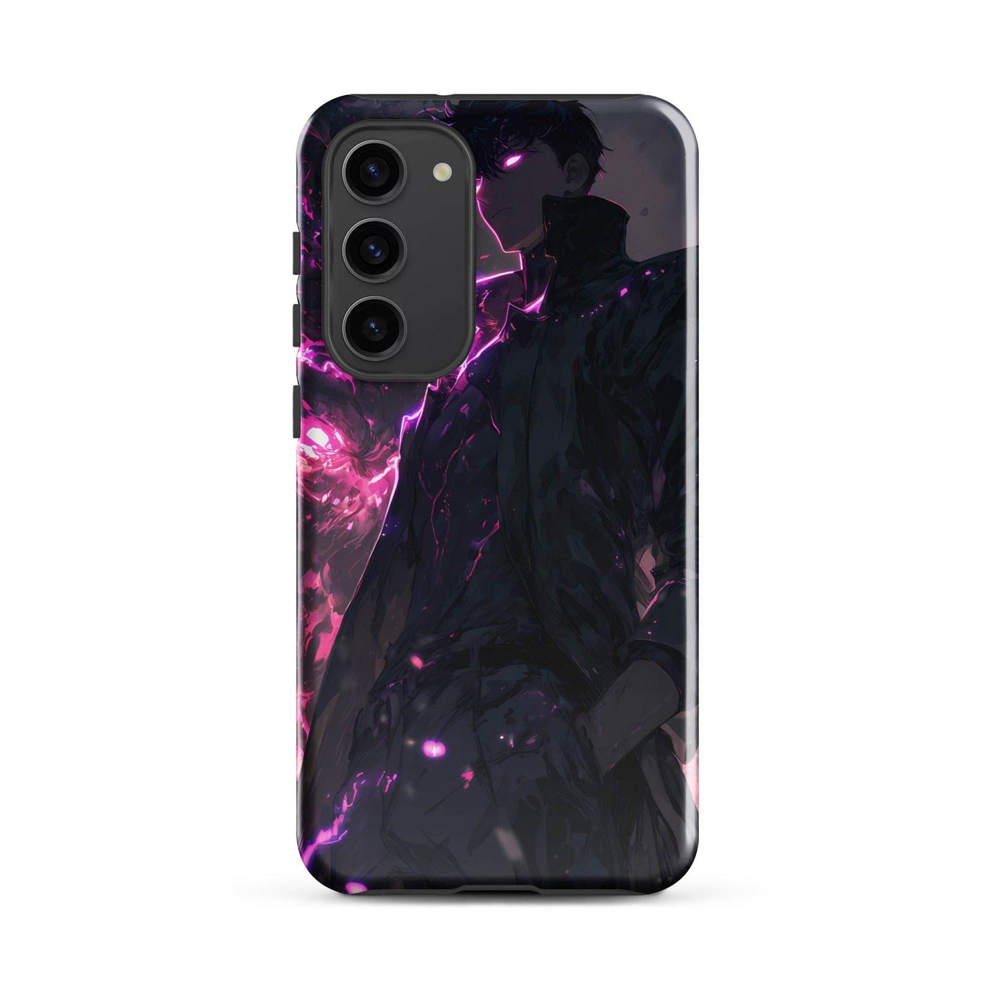 Solo Leveling Sung Jinwoo Shadow Monarch Anime Fan Art Tough case for Samsung® - Chromavolt