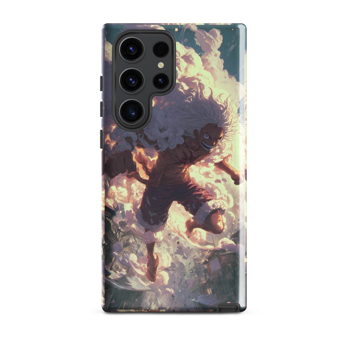 Monkey D Luffy Gear 5 Sun God Nika, One Piece Tough case for Samsung® - Chromavolt