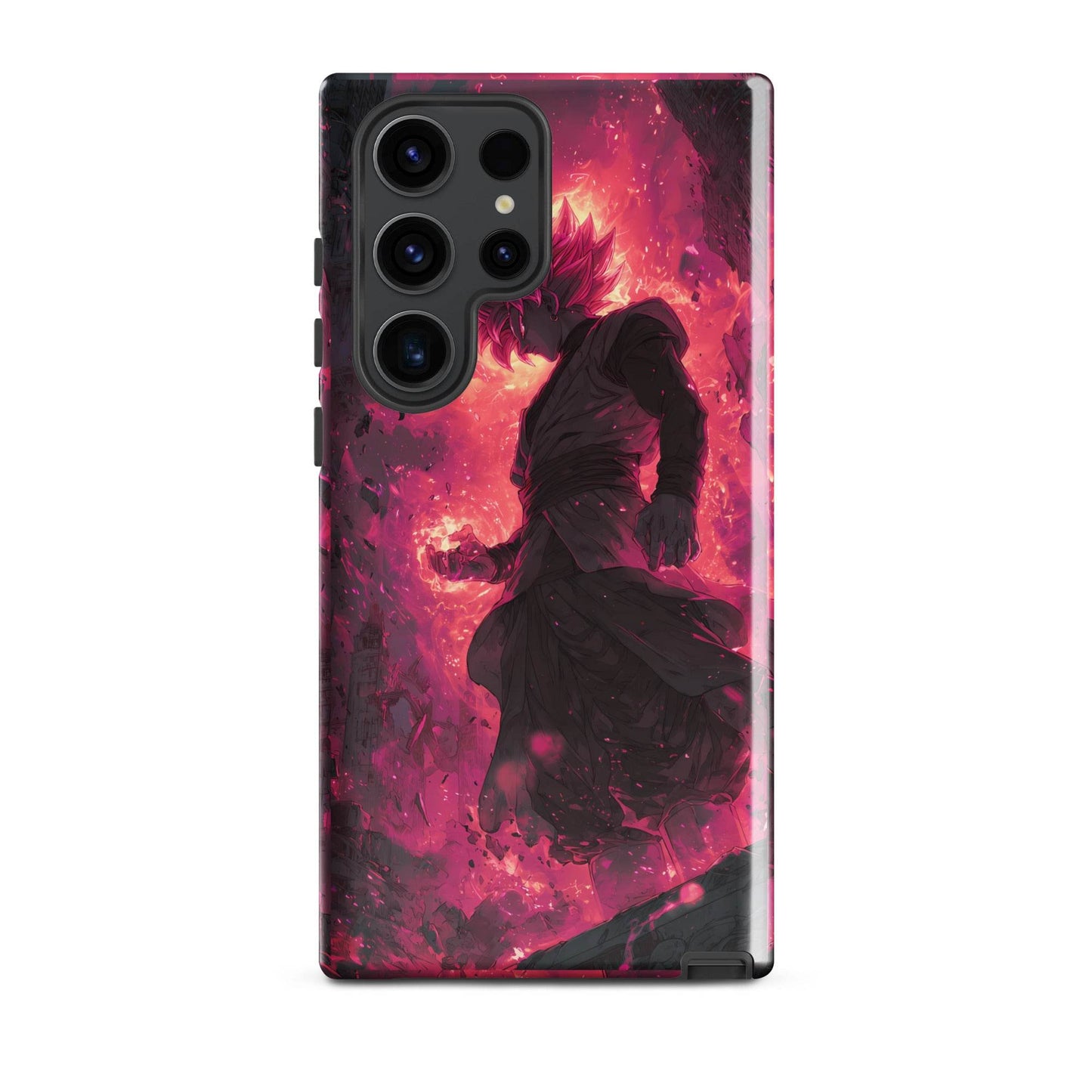 Zamasu Goku Black, Pink Rose Super Saiyan Dragon Ball Tough case for Samsung® - Chromavolt