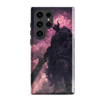 Dark Elemental Knight, Original Anime Art Tough case for Samsung® - Chromavolt