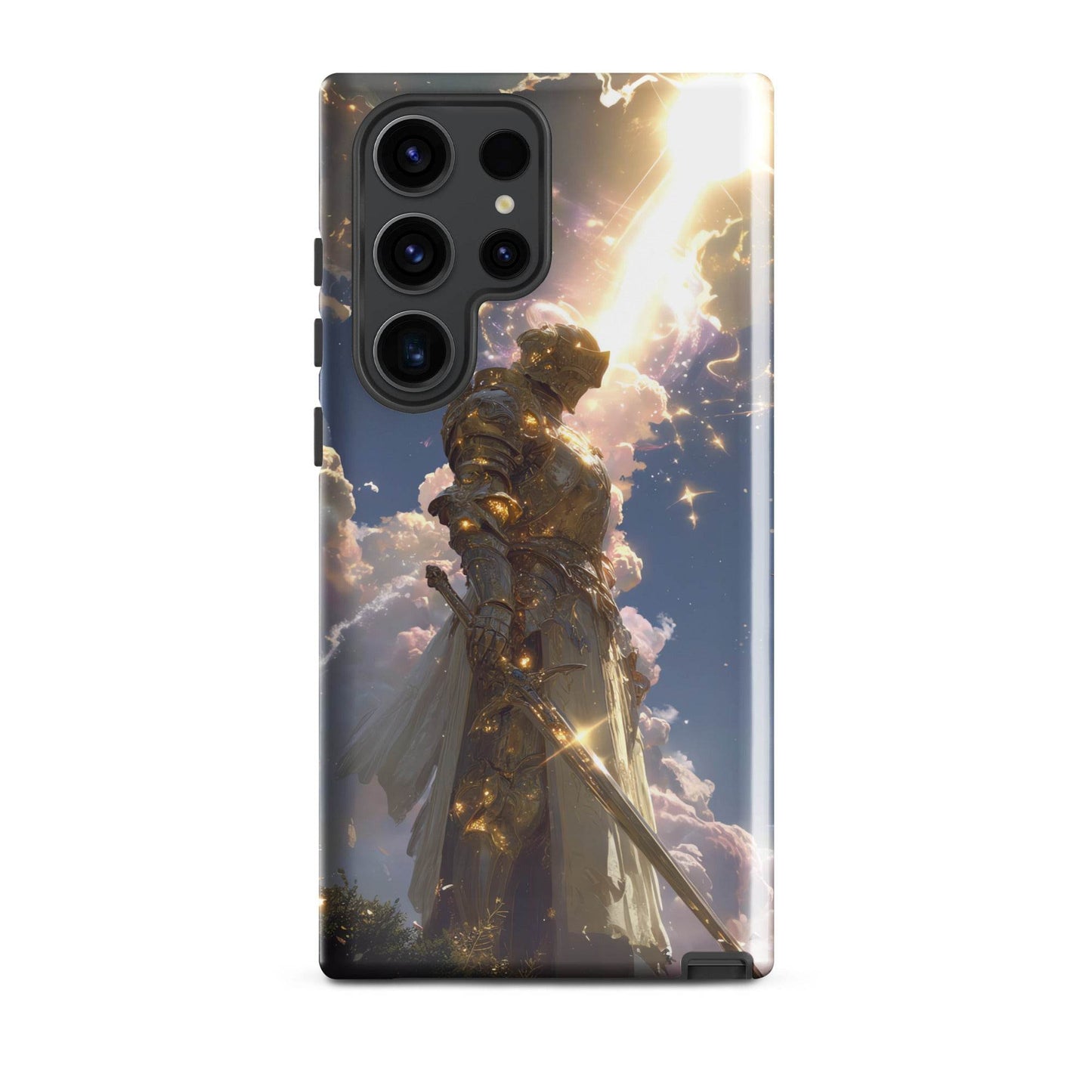 Light Elemental Knight, Original Anime Art Tough case for Samsung® - Chromavolt