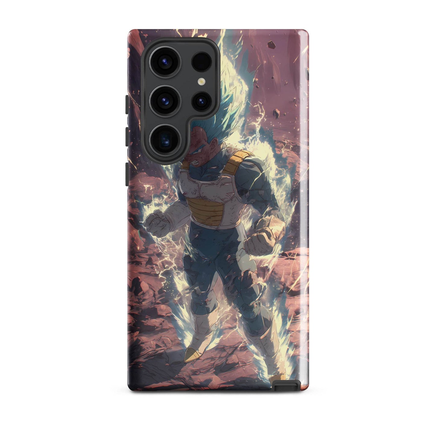 Super Saiyan Blue Vegeta, Dragon Ball Super Anime Fan Art Tough case for Samsung® - Chromavolt