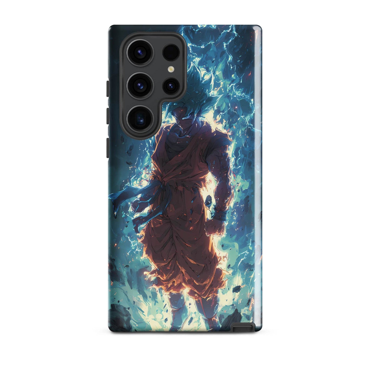 Super Saiyan Blue Goku, Dragon Ball Super Anime Fan Art Tough case for Samsung® - Chromavolt