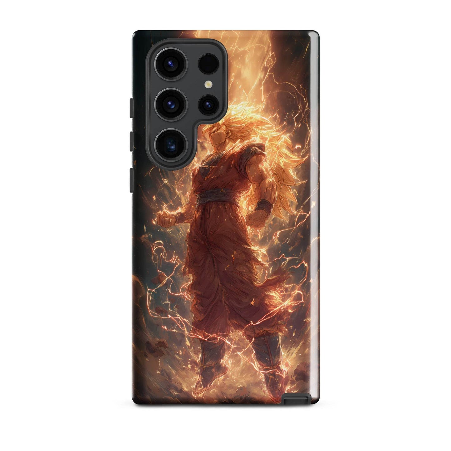 Super Saiyan 3 Goku, Dragon Ball Z Anime Fan Art Tough case for Samsung® - Chromavolt
