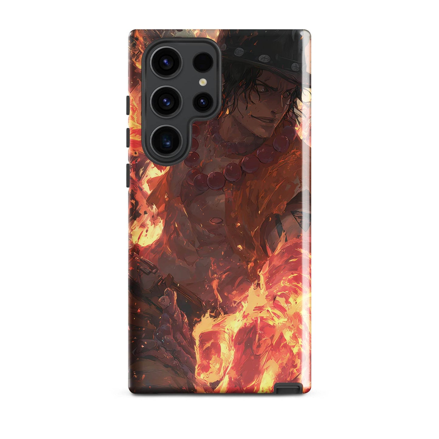 Fire Fist Ace, One Piece Portgas D. Ace Anime Fan Art Tough case for Samsung® - Chromavolt