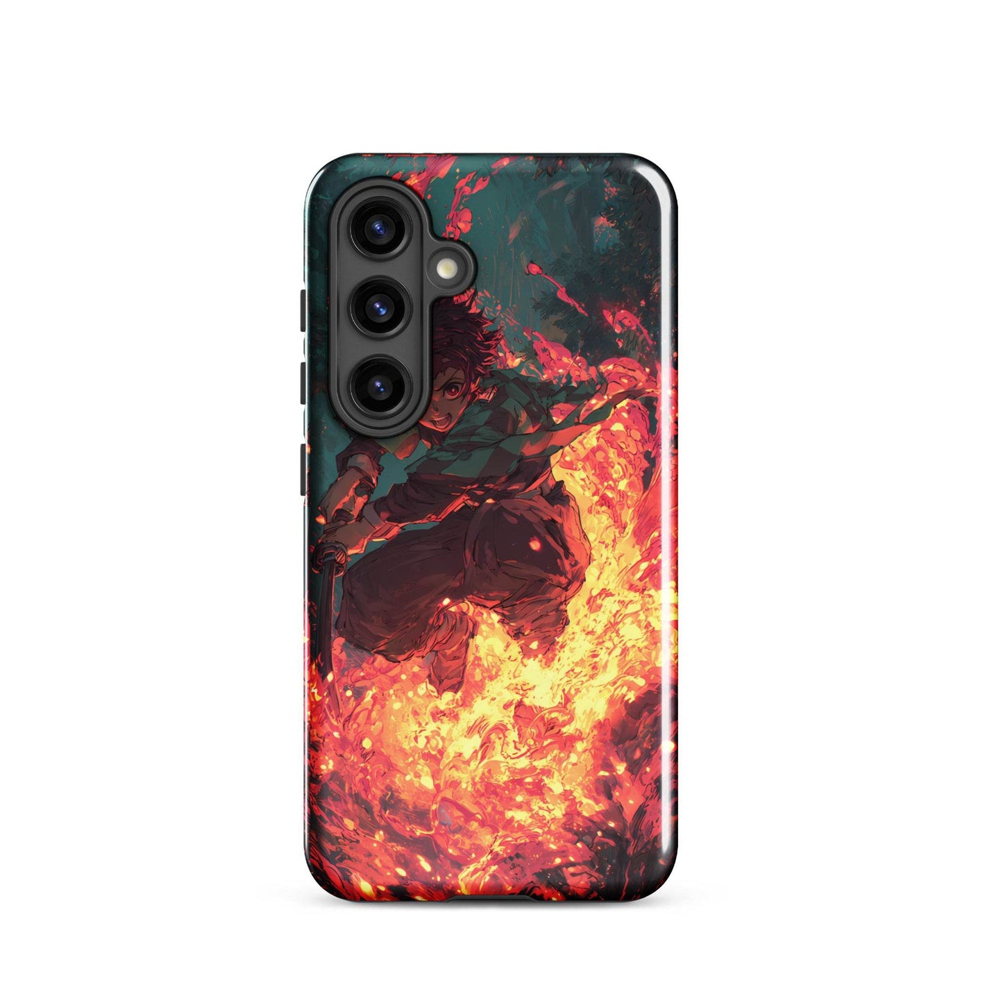 Tanjiro Kamado Hinokami Kagura, Demon Slayer Anime Tough case for Samsung® - Chromavolt