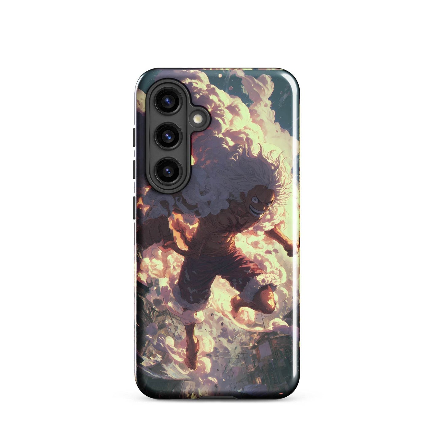 Monkey D Luffy Gear 5 Sun God Nika, One Piece Tough case for Samsung® - Chromavolt