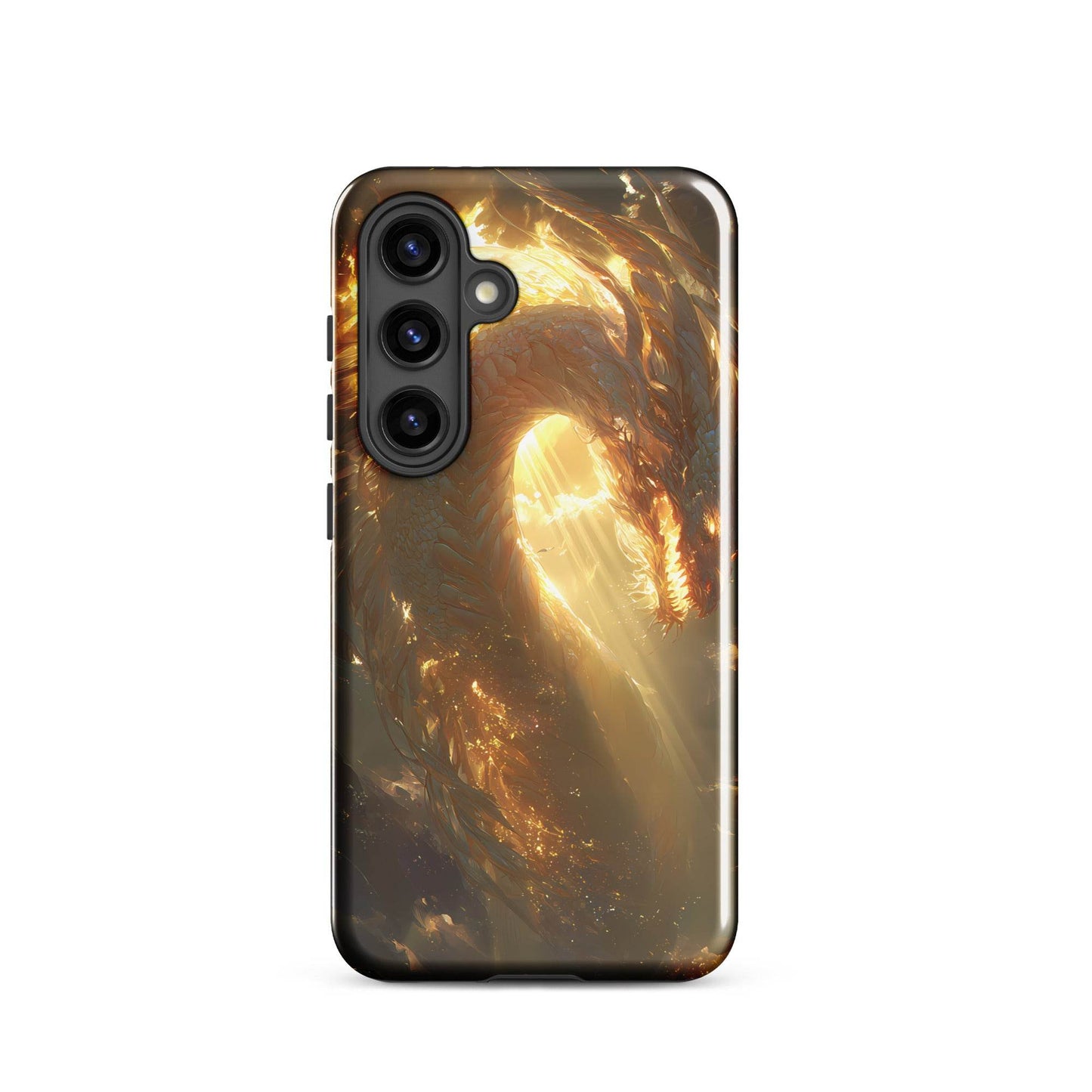 Light Dragon: The Celestial Flame Tough case for Samsung® - Chromavolt