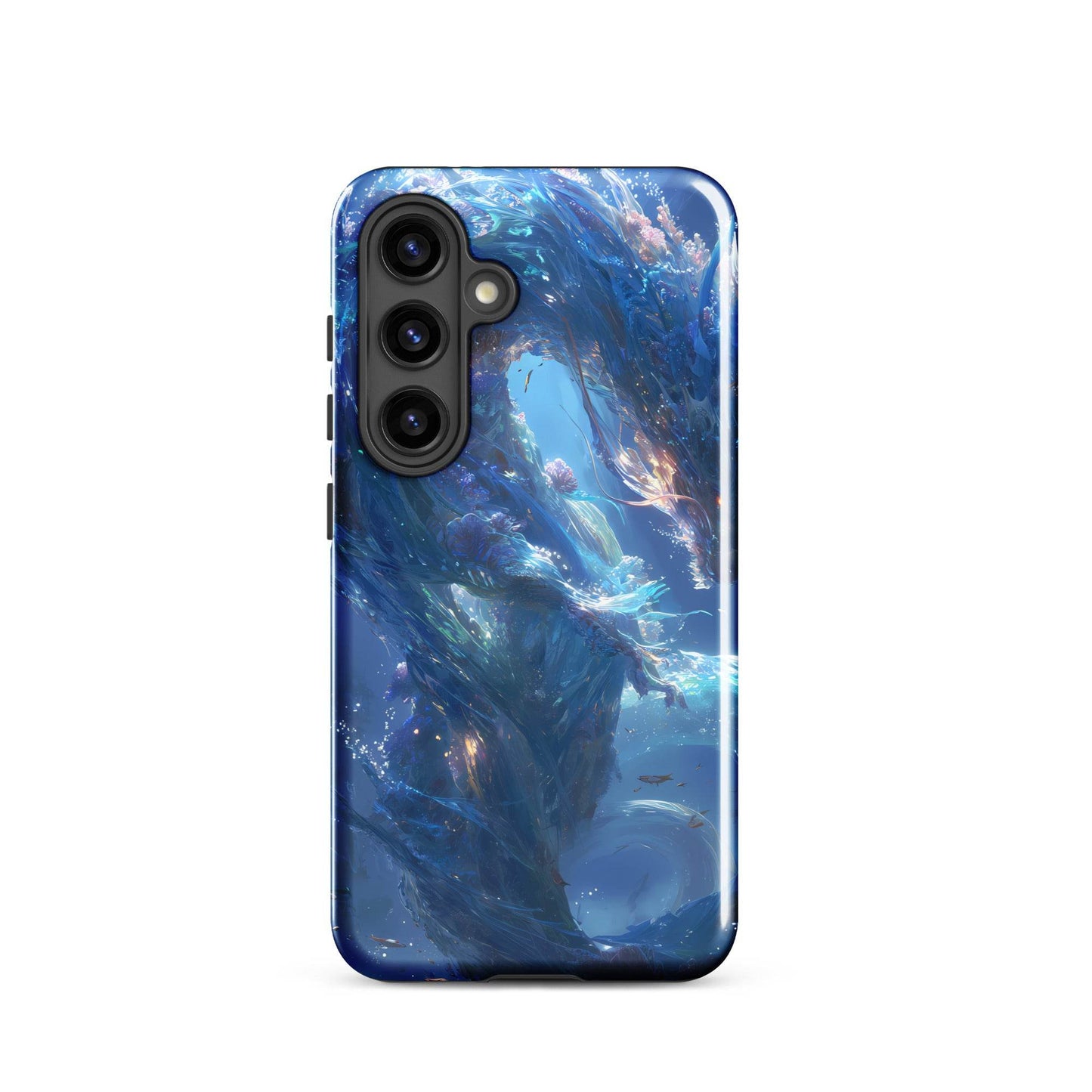 Water Dragon: The Serpent of Serenity Tough case for Samsung® - Chromavolt