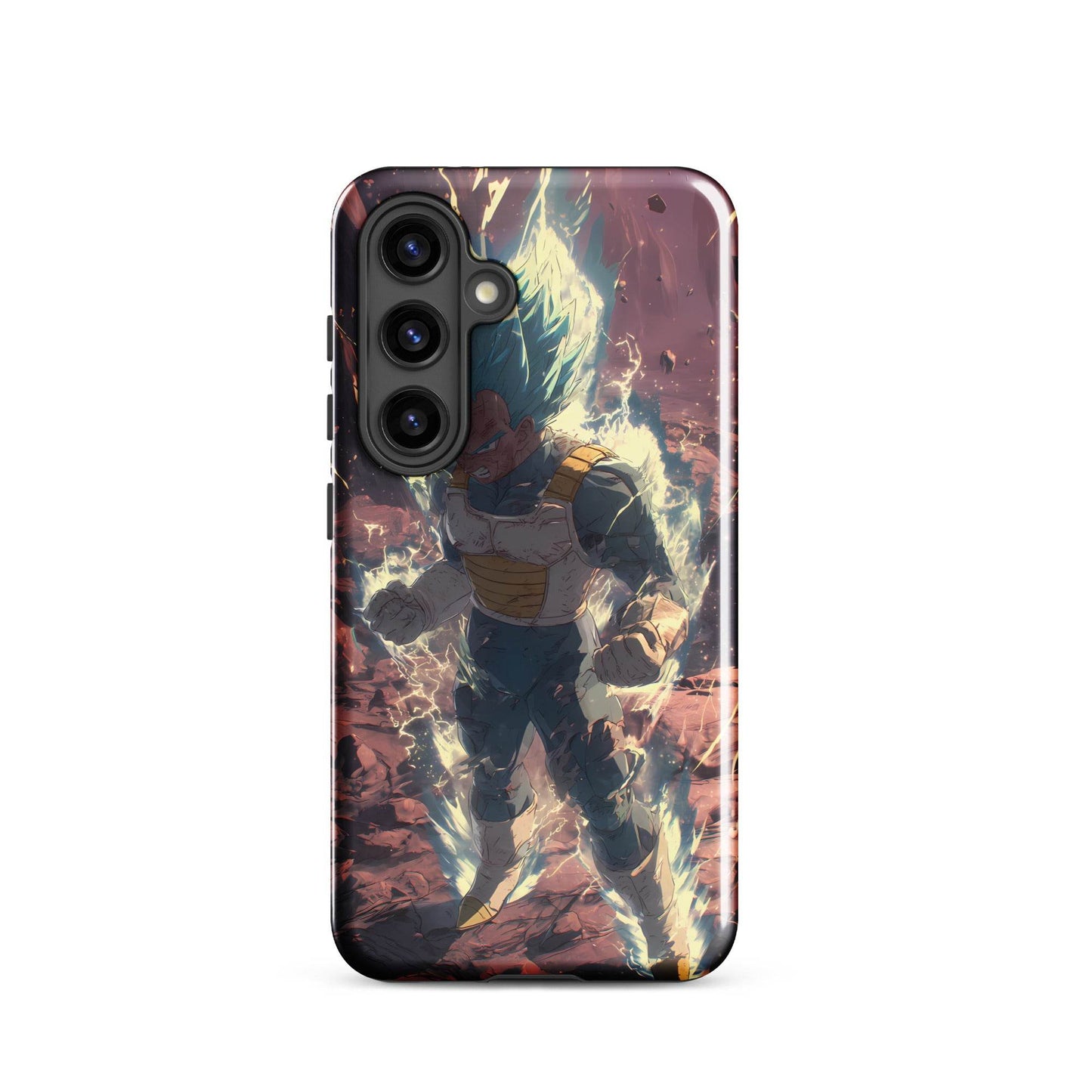 Super Saiyan Blue Vegeta, Dragon Ball Super Anime Fan Art Tough case for Samsung® - Chromavolt
