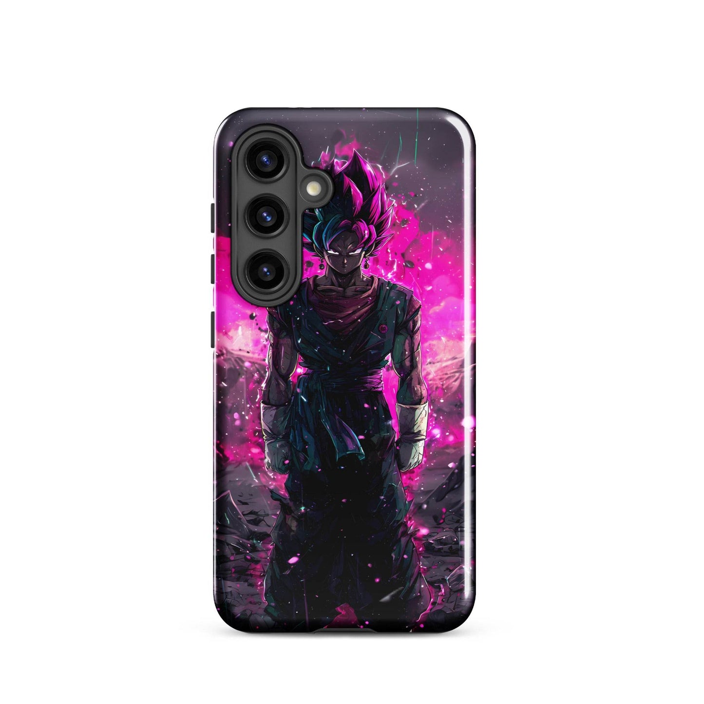 Super Saiyan Blue and Pink Rose Vegito, Dragon Ball Super Anime Fan Art Tough case for Samsung® - Chromavolt