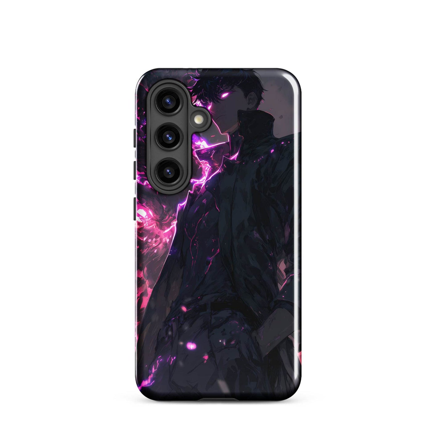Solo Leveling Sung Jinwoo Shadow Monarch Anime Fan Art Tough case for Samsung® - Chromavolt