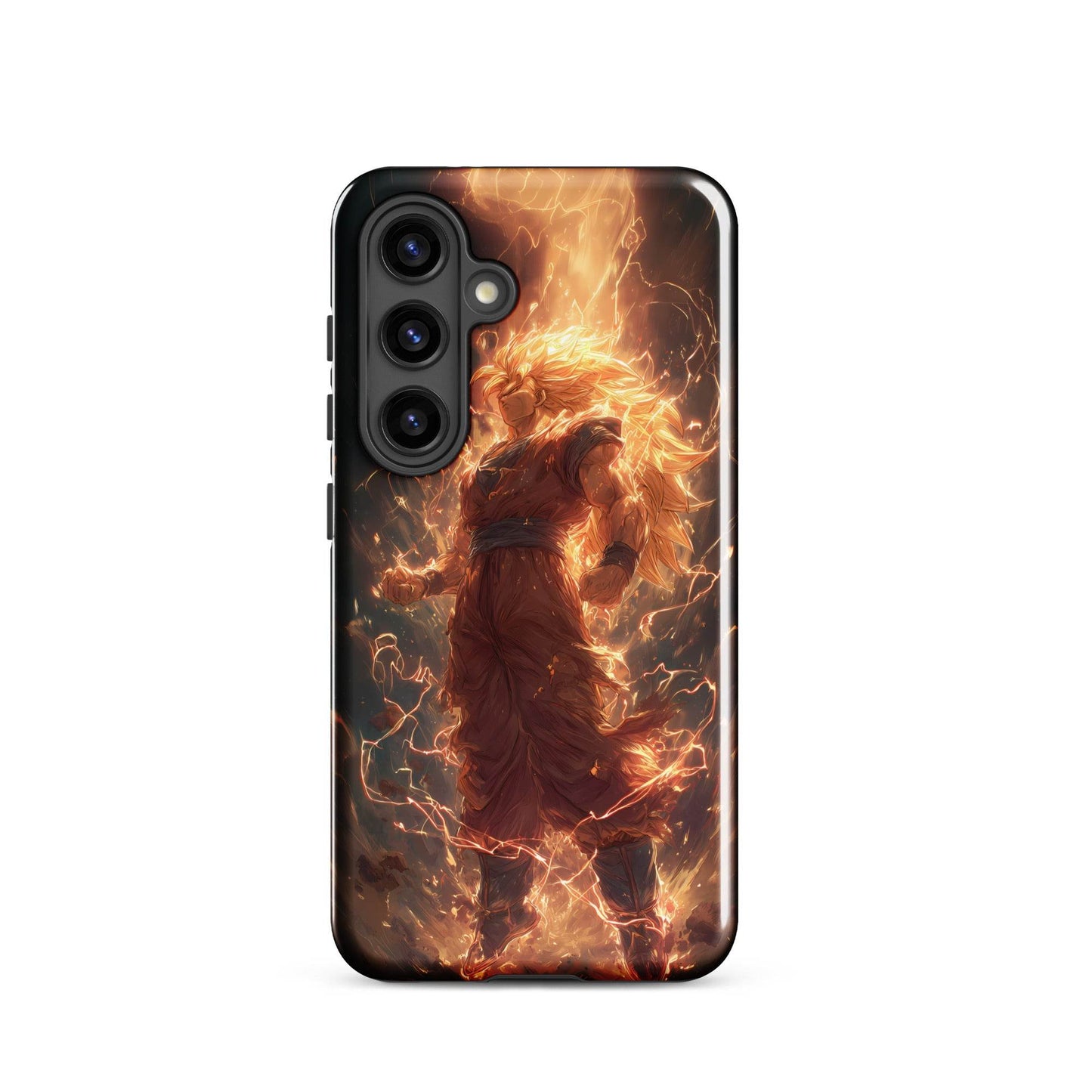 Super Saiyan 3 Goku, Dragon Ball Z Anime Fan Art Tough case for Samsung® - Chromavolt