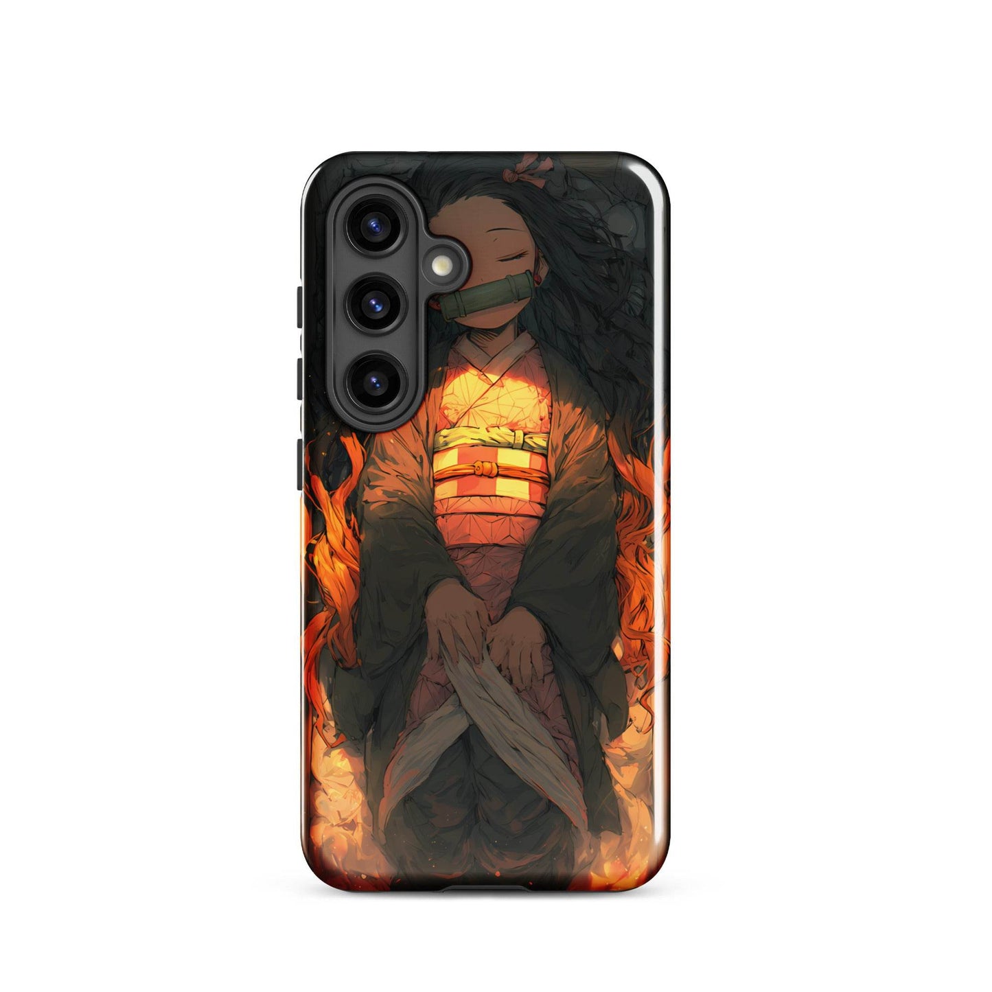 Sleeping Nezuko, Demon Slayer Anime Tough case for Samsung® - Chromavolt