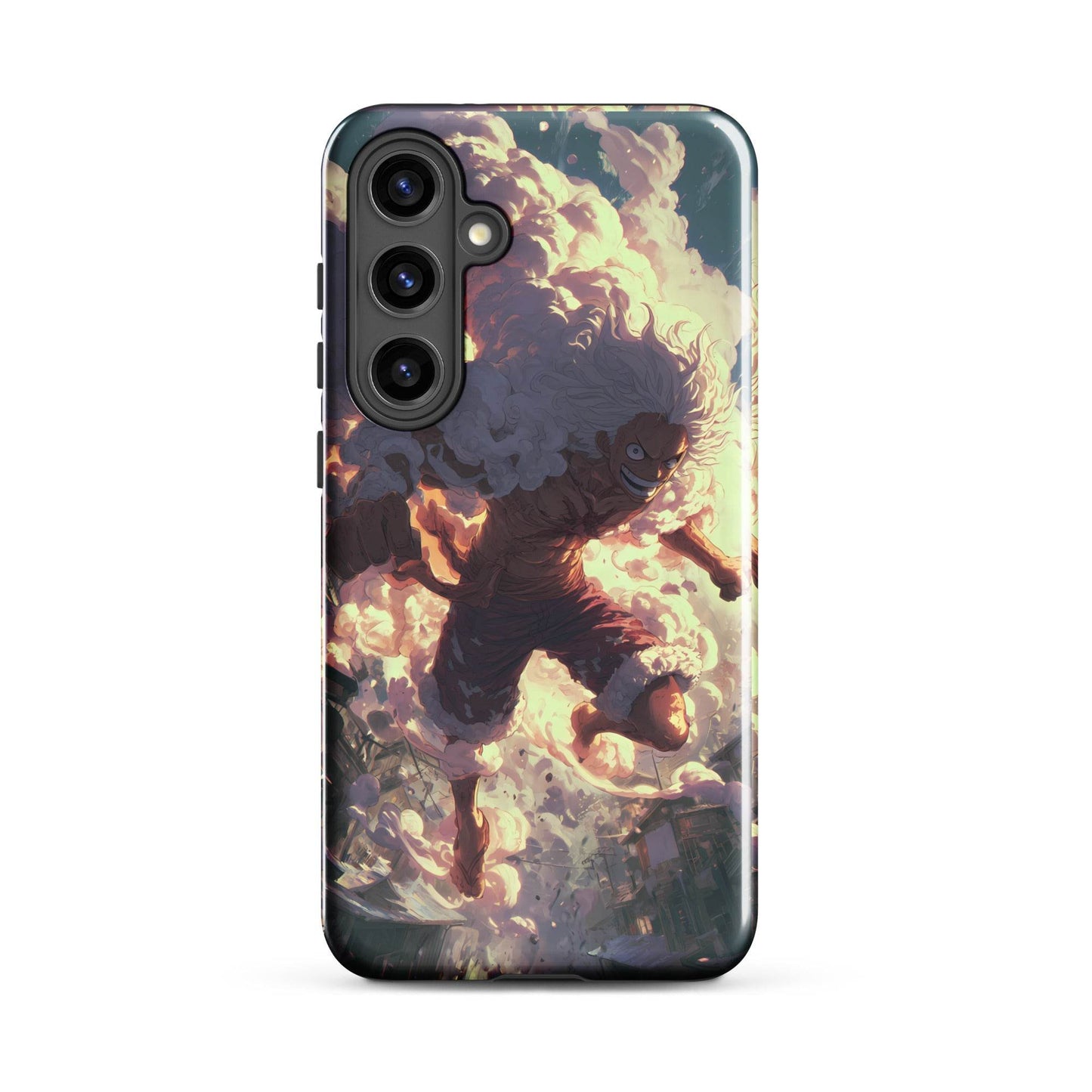 Monkey D Luffy Gear 5 Sun God Nika, One Piece Tough case for Samsung® - Chromavolt