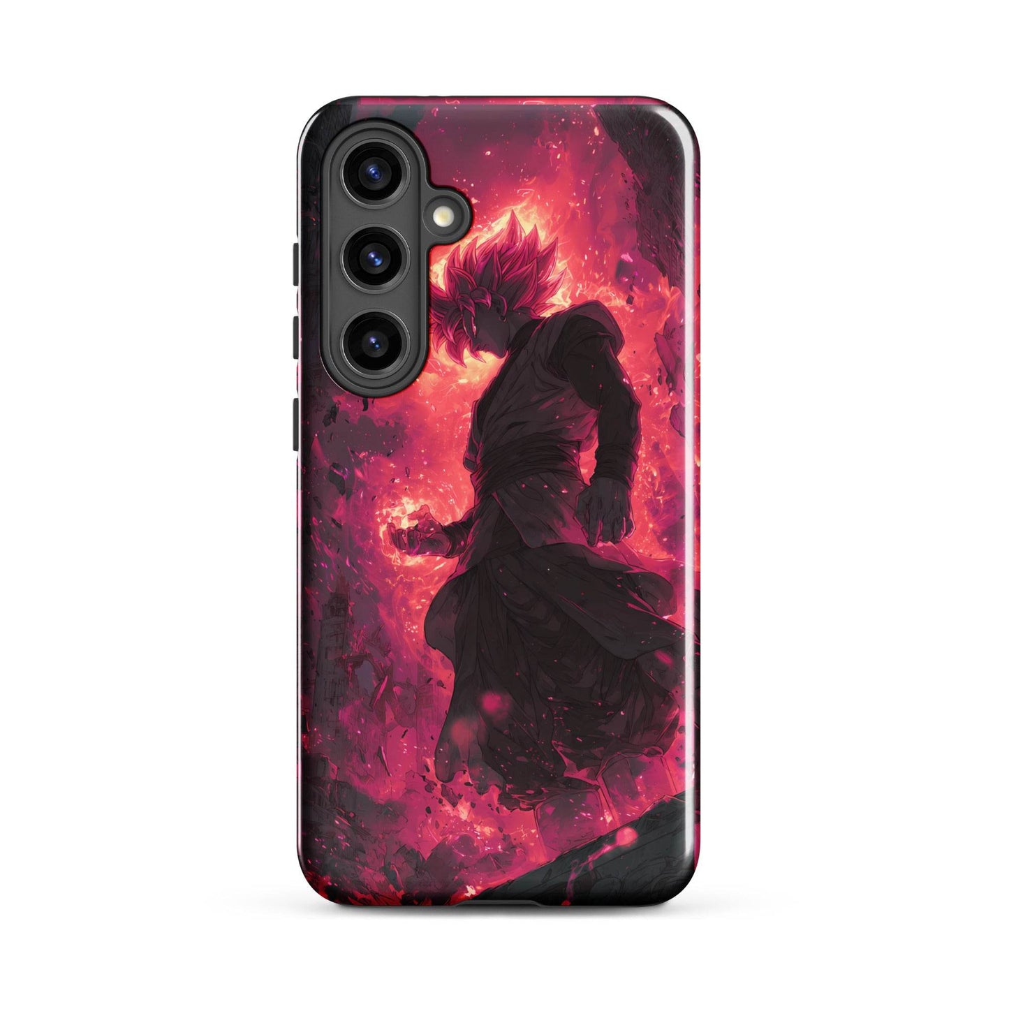 Zamasu Goku Black, Pink Rose Super Saiyan Dragon Ball Tough case for Samsung® - Chromavolt
