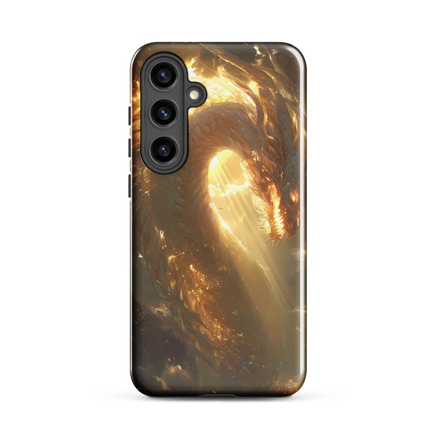 Light Dragon: The Celestial Flame Tough case for Samsung® - Chromavolt