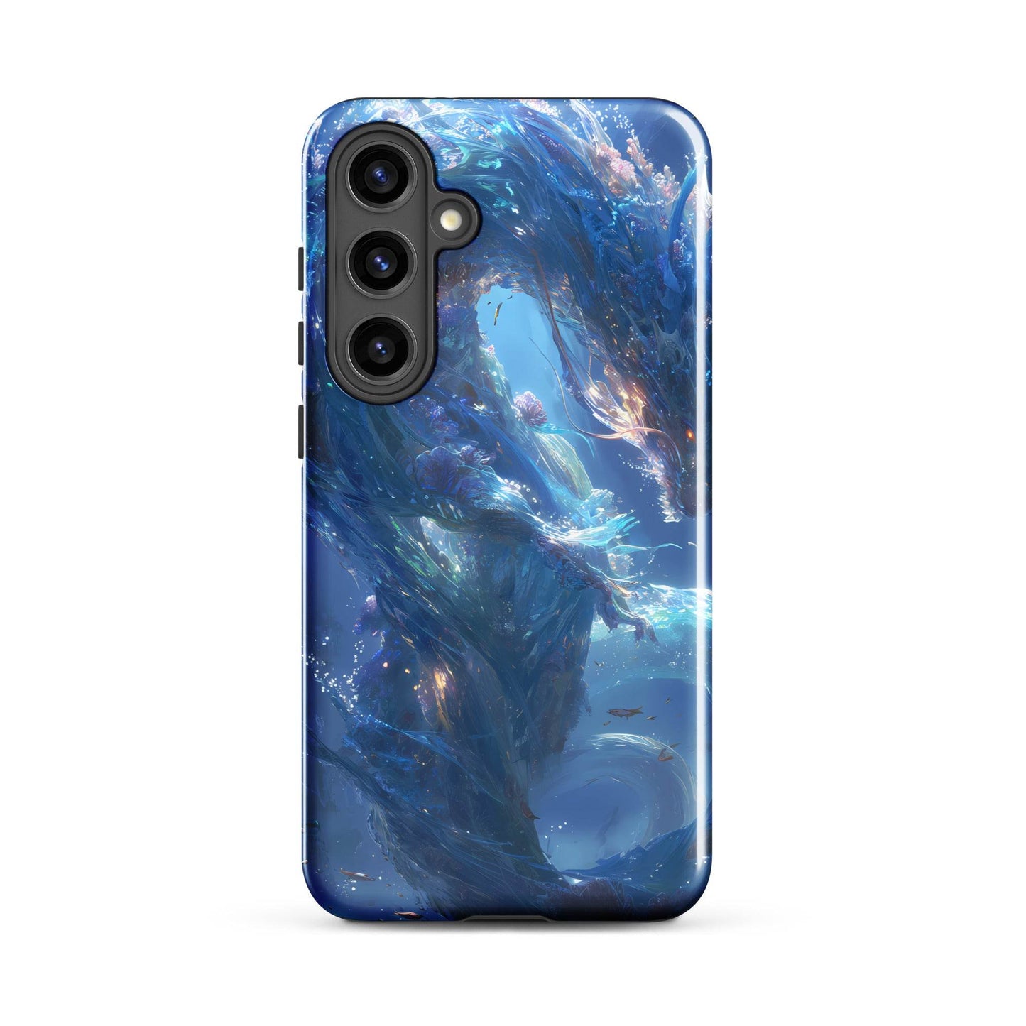 Water Dragon: The Serpent of Serenity Tough case for Samsung® - Chromavolt