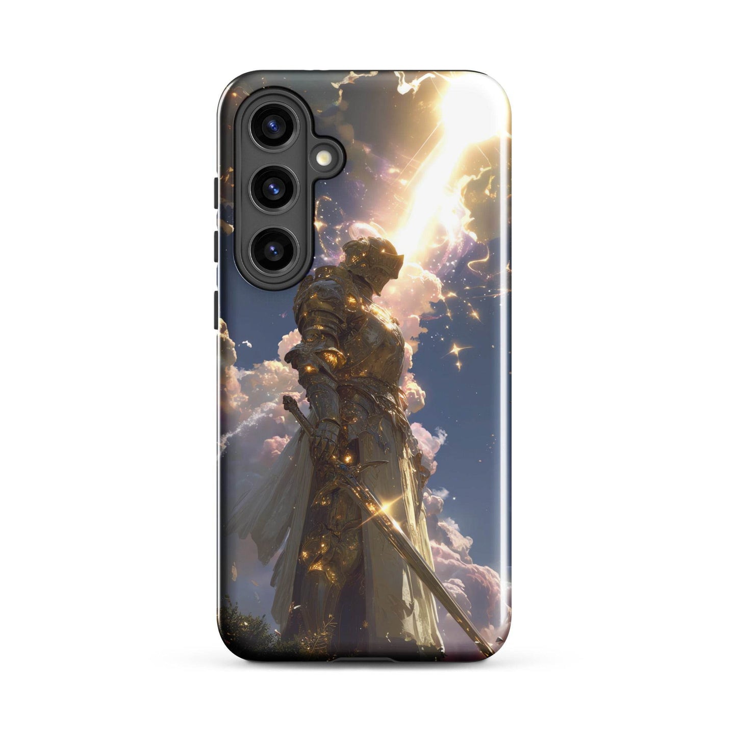 Light Elemental Knight, Original Anime Art Tough case for Samsung® - Chromavolt