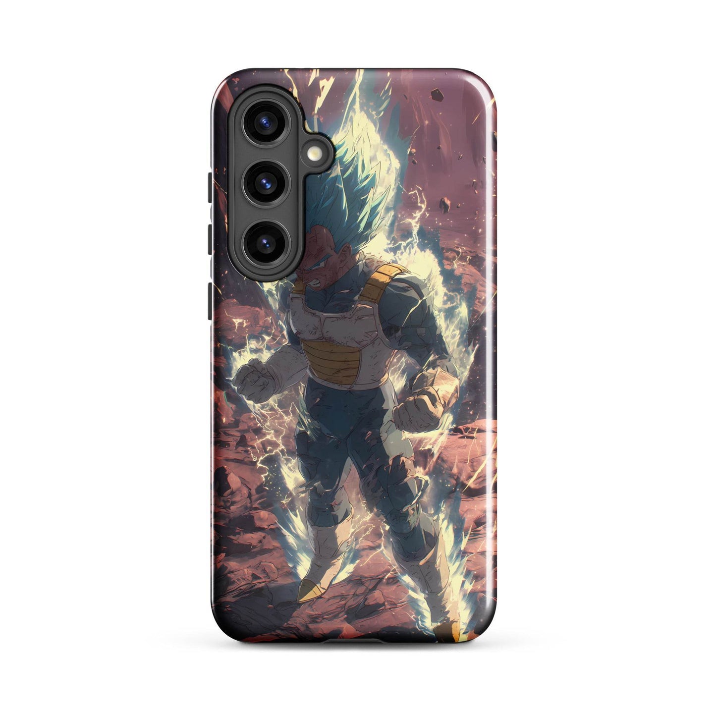 Super Saiyan Blue Vegeta, Dragon Ball Super Anime Fan Art Tough case for Samsung® - Chromavolt