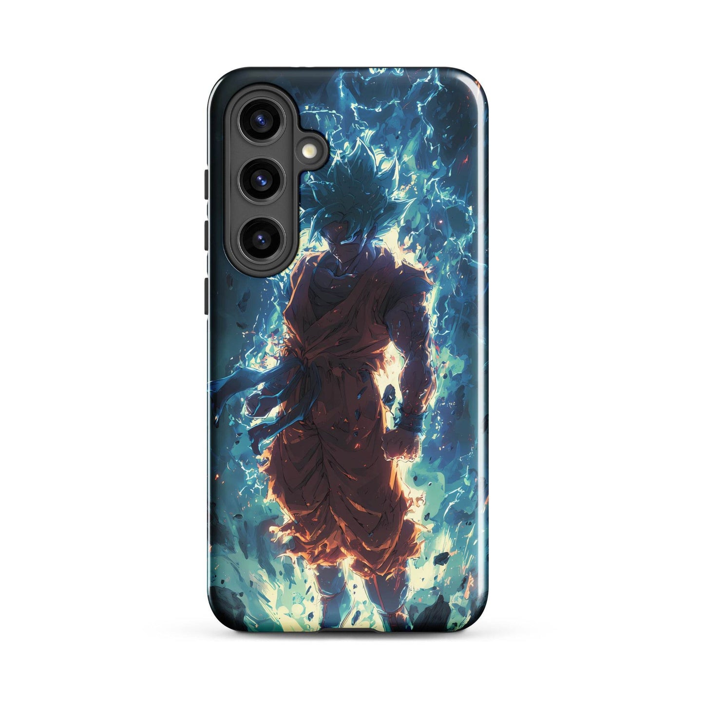 Super Saiyan Blue Goku, Dragon Ball Super Anime Fan Art Tough case for Samsung® - Chromavolt
