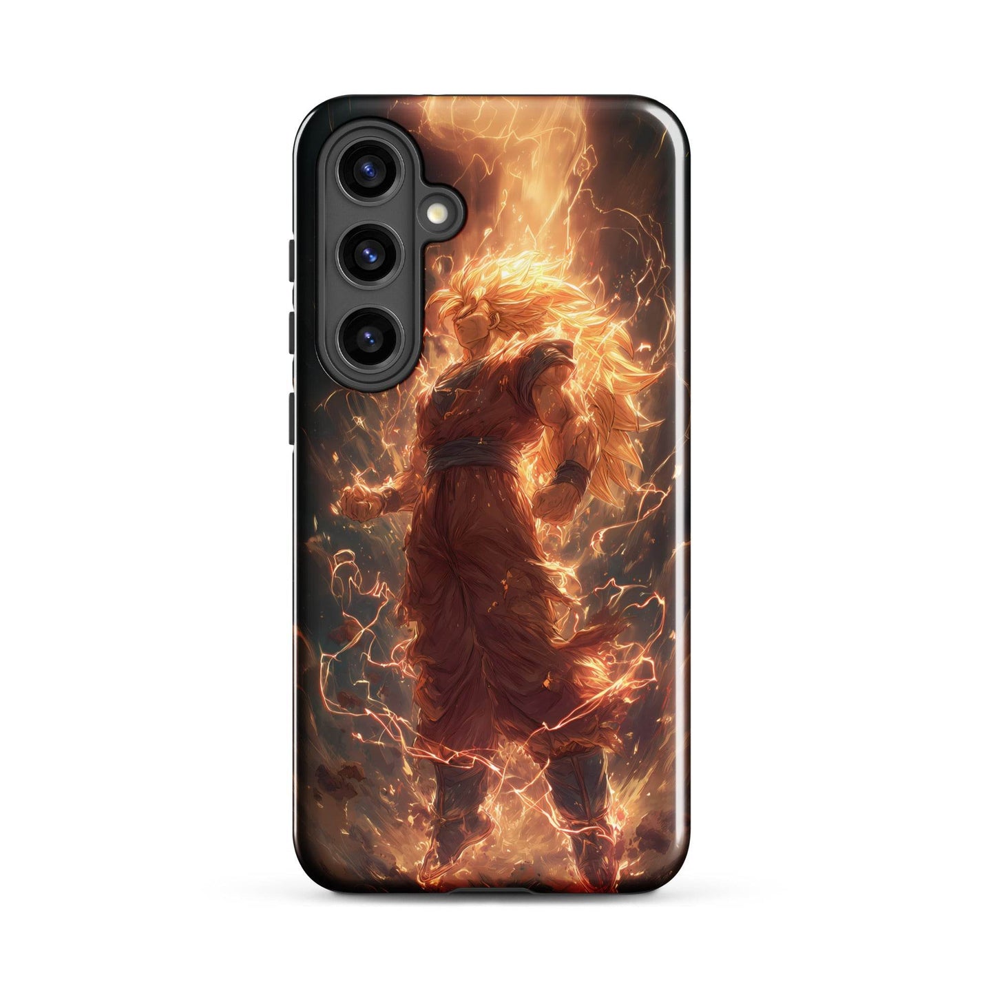Super Saiyan 3 Goku, Dragon Ball Z Anime Fan Art Tough case for Samsung® - Chromavolt