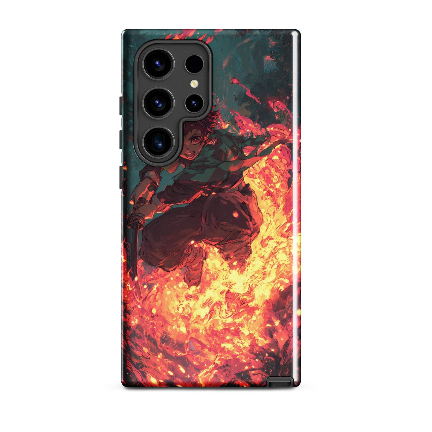 Tanjiro Kamado Hinokami Kagura, Demon Slayer Anime Tough case for Samsung® - Chromavolt