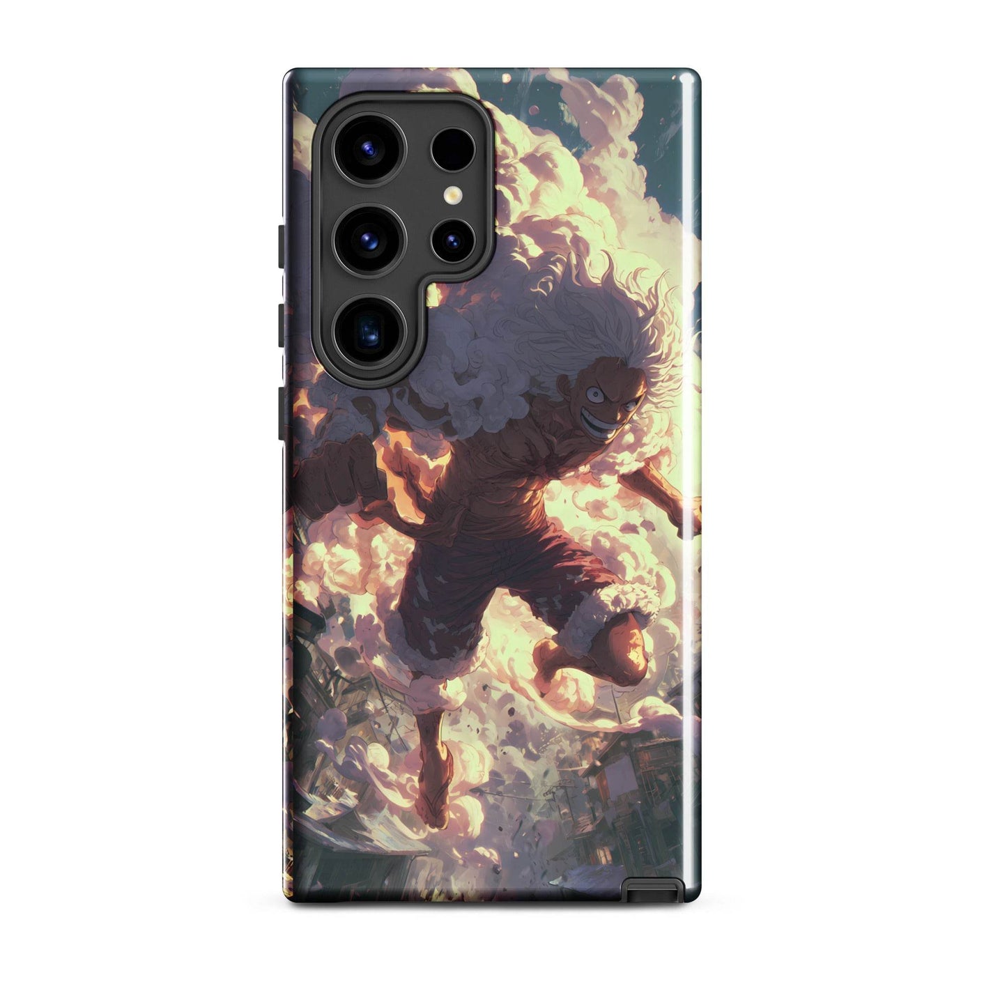 Monkey D Luffy Gear 5 Sun God Nika, One Piece Tough case for Samsung® - Chromavolt