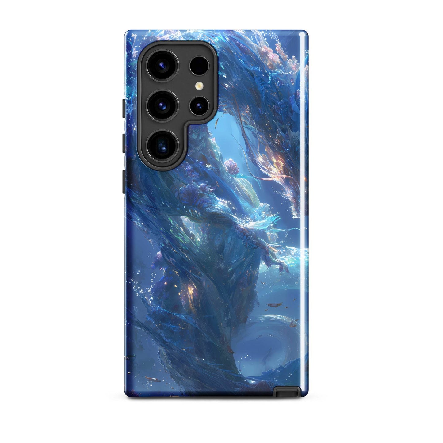 Water Dragon: The Serpent of Serenity Tough case for Samsung® - Chromavolt