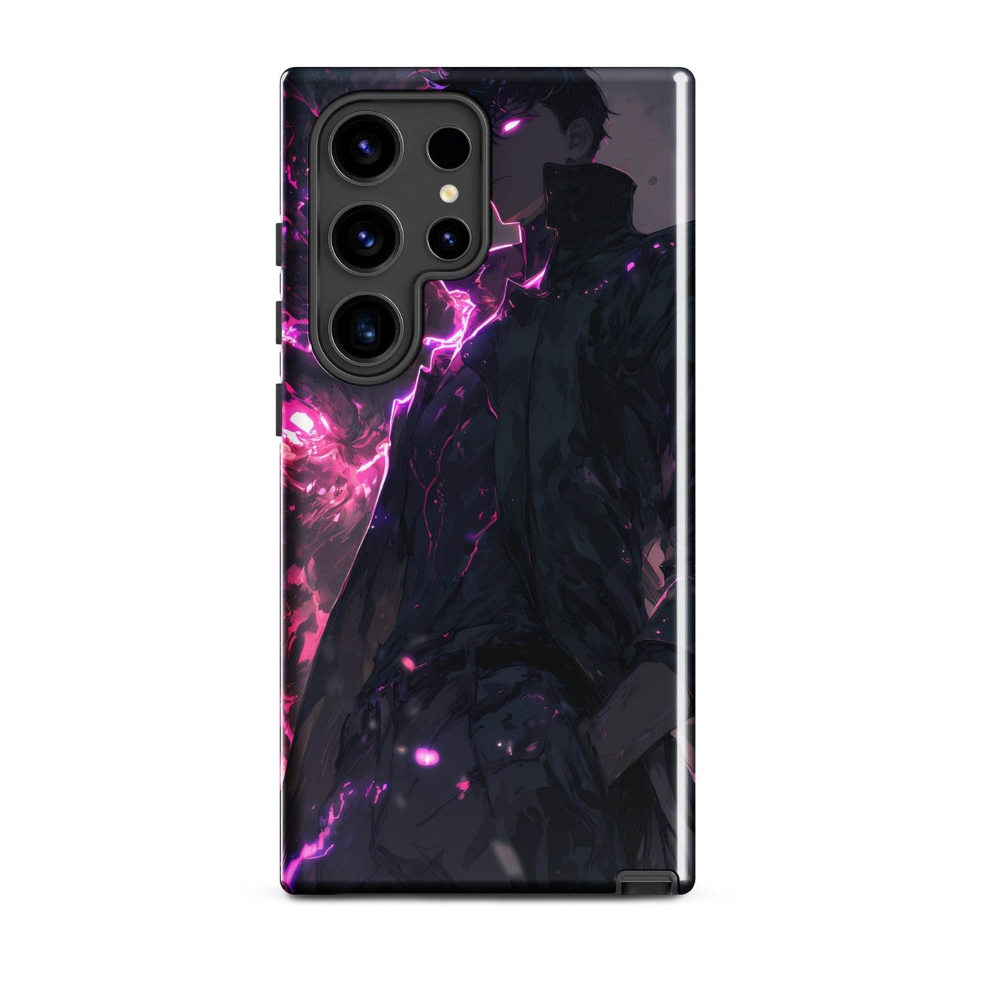 Solo Leveling Sung Jinwoo Shadow Monarch Anime Fan Art Tough case for Samsung® - Chromavolt