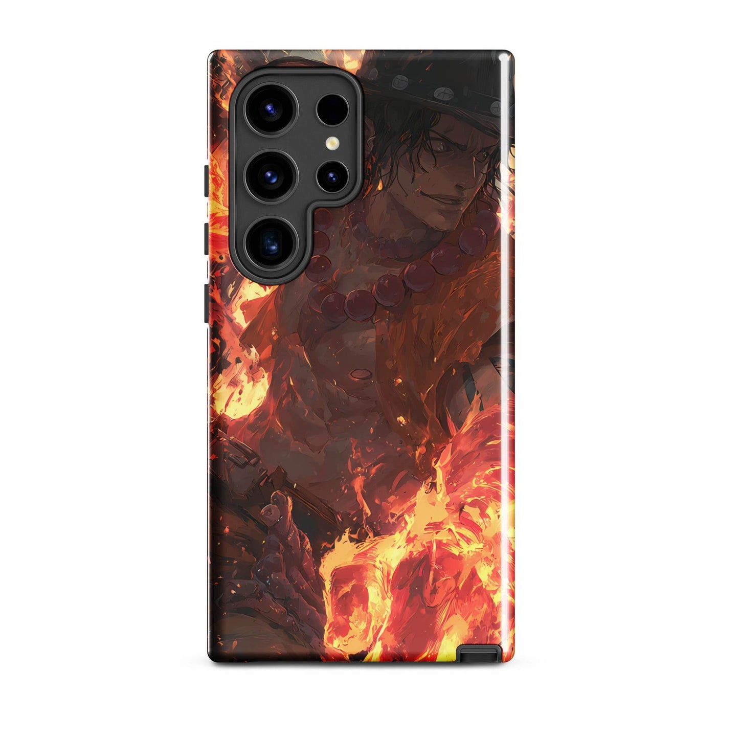 Fire Fist Ace, One Piece Portgas D. Ace Anime Fan Art Tough case for Samsung® - Chromavolt