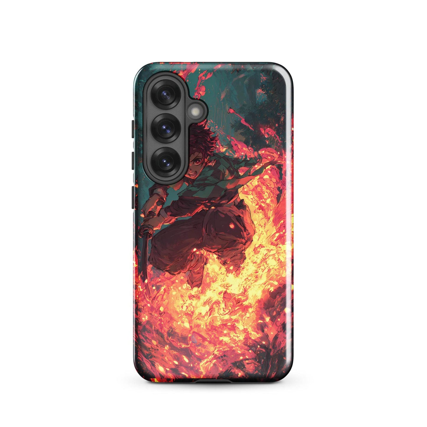 Tanjiro Kamado Hinokami Kagura, Demon Slayer Anime Tough case for Samsung® - Chromavolt