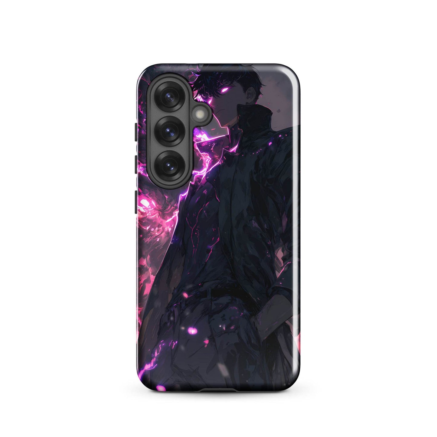 Solo Leveling Sung Jinwoo Shadow Monarch Anime Fan Art Tough case for Samsung® - Chromavolt
