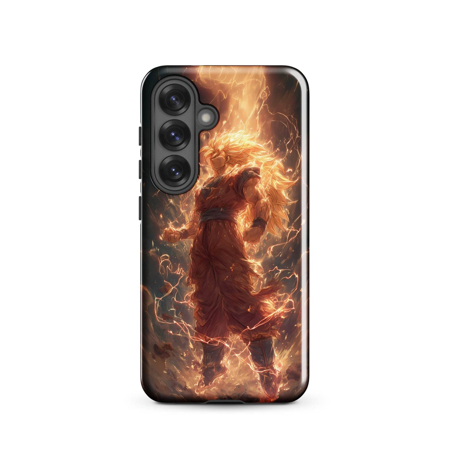 Super Saiyan 3 Goku, Dragon Ball Z Anime Fan Art Tough case for Samsung® - Chromavolt