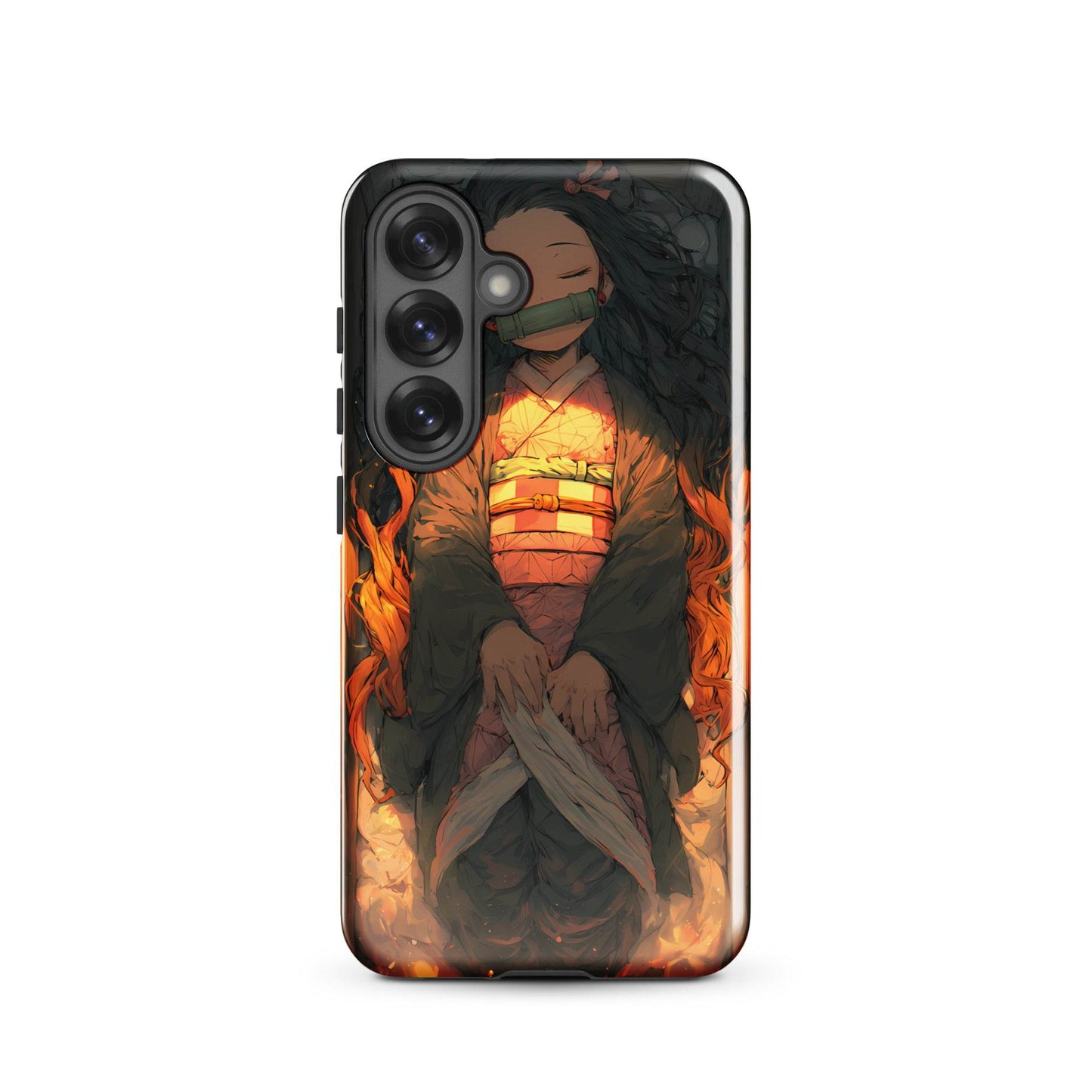 Sleeping Nezuko, Demon Slayer Anime Tough case for Samsung® - Chromavolt