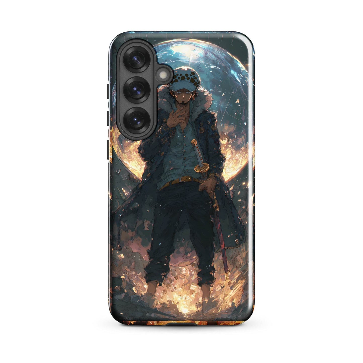 Trafalgar D. Water Law, One Piece Anime Tough case for Samsung® - Chromavolt