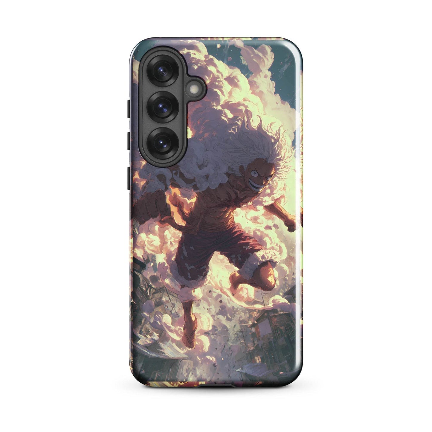Monkey D Luffy Gear 5 Sun God Nika, One Piece Tough case for Samsung® - Chromavolt