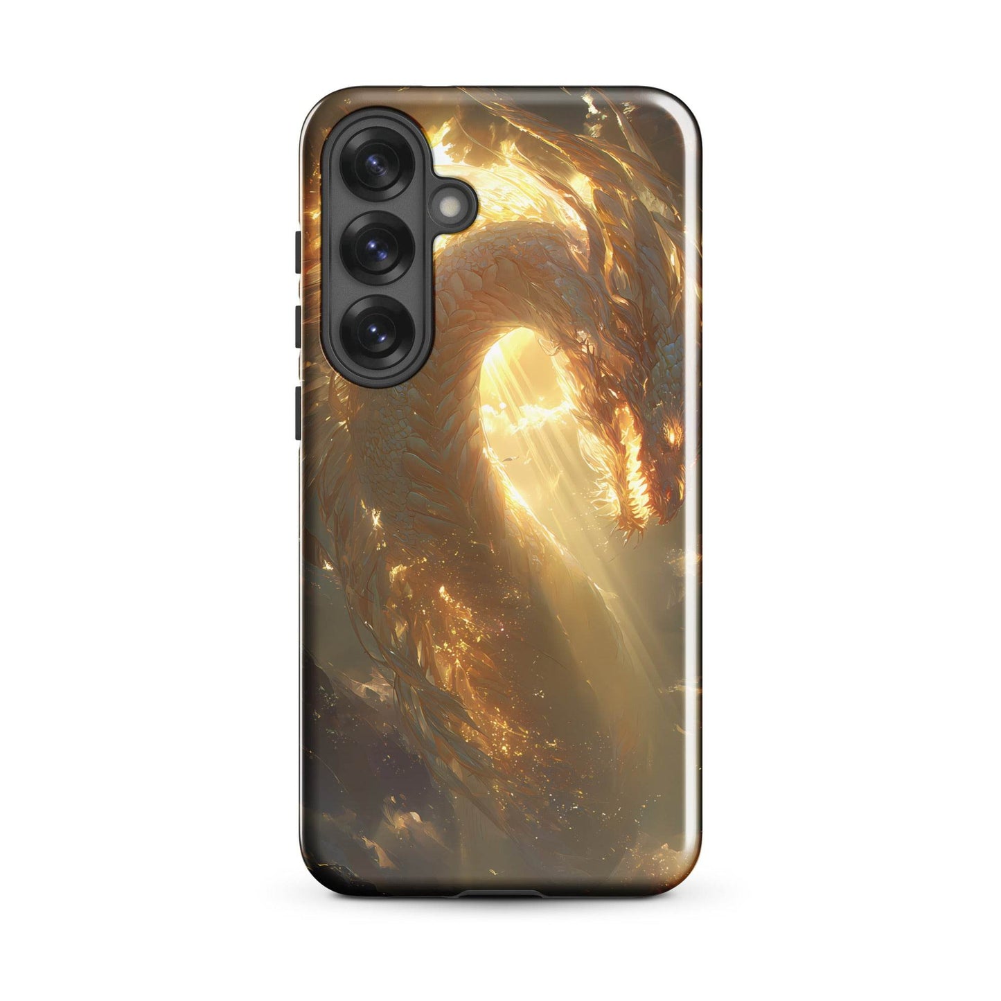 Light Dragon: The Celestial Flame Tough case for Samsung® - Chromavolt