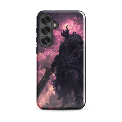 Dark Elemental Knight, Original Anime Art Tough case for Samsung® - Chromavolt