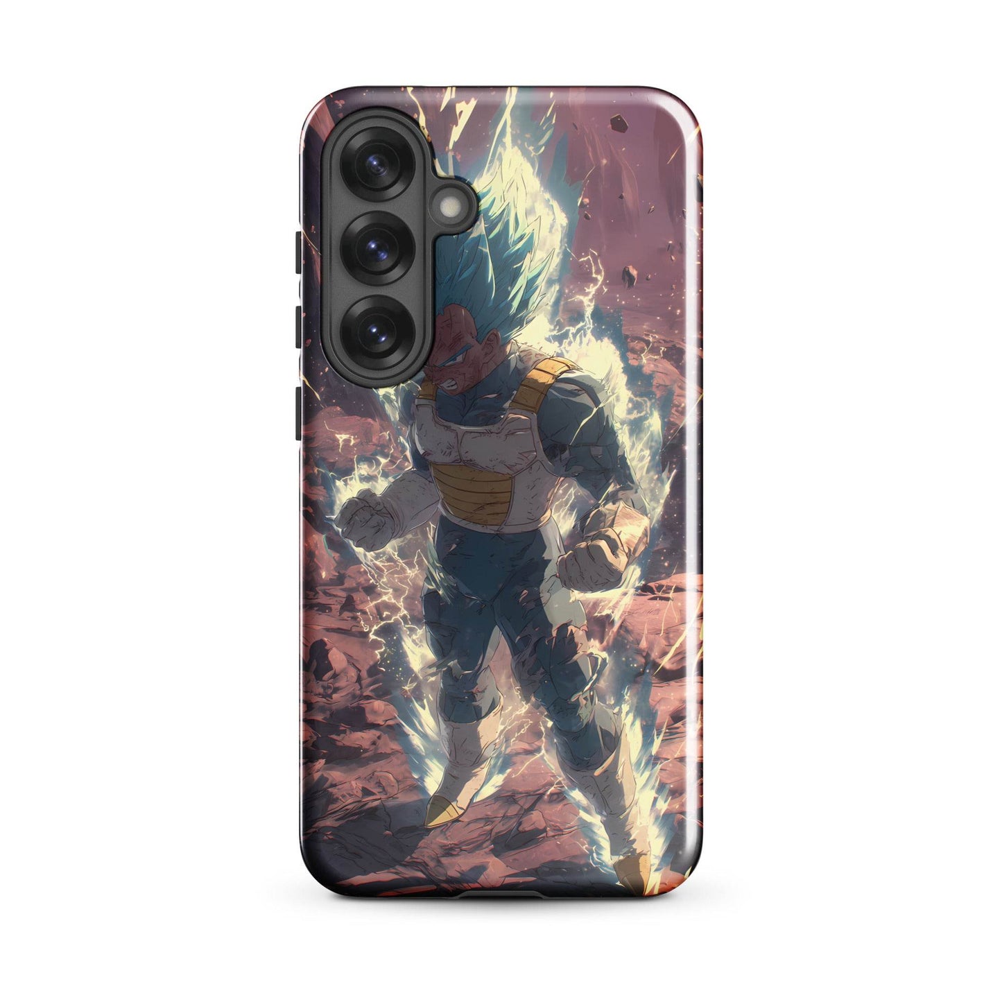 Super Saiyan Blue Vegeta, Dragon Ball Super Anime Fan Art Tough case for Samsung® - Chromavolt